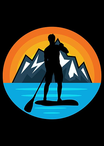 Paddleboarding Sunset