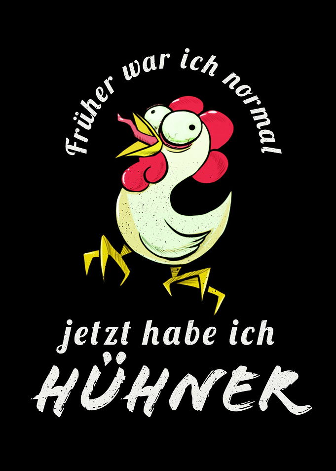 Lustige Hhner Landwirt