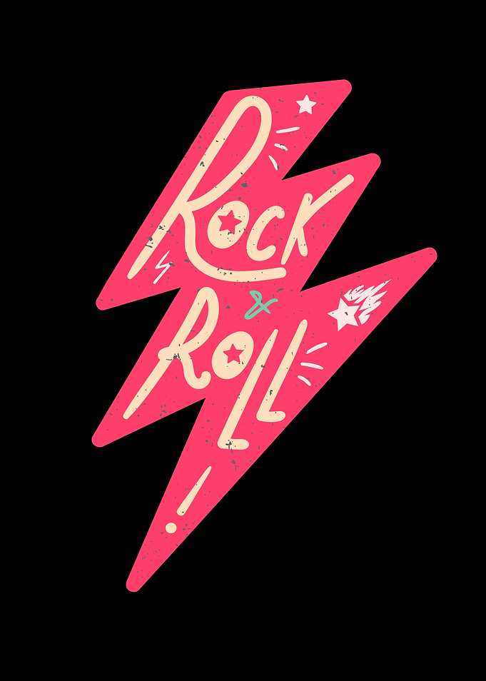 Rock Roll vintage Retro