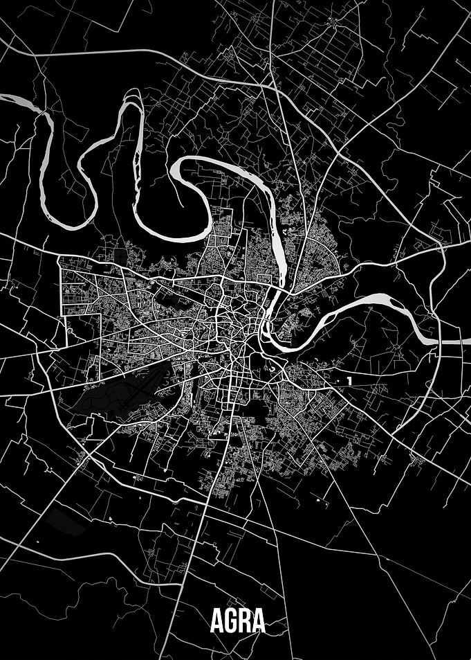 Agra Dark Map