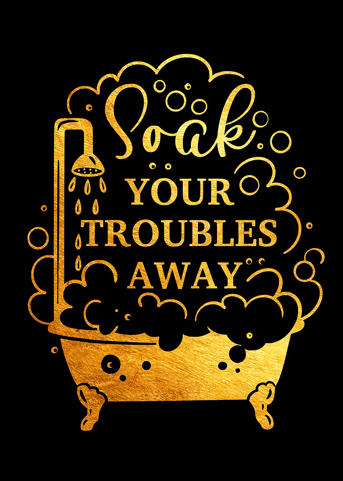 Gold Toilet Poster