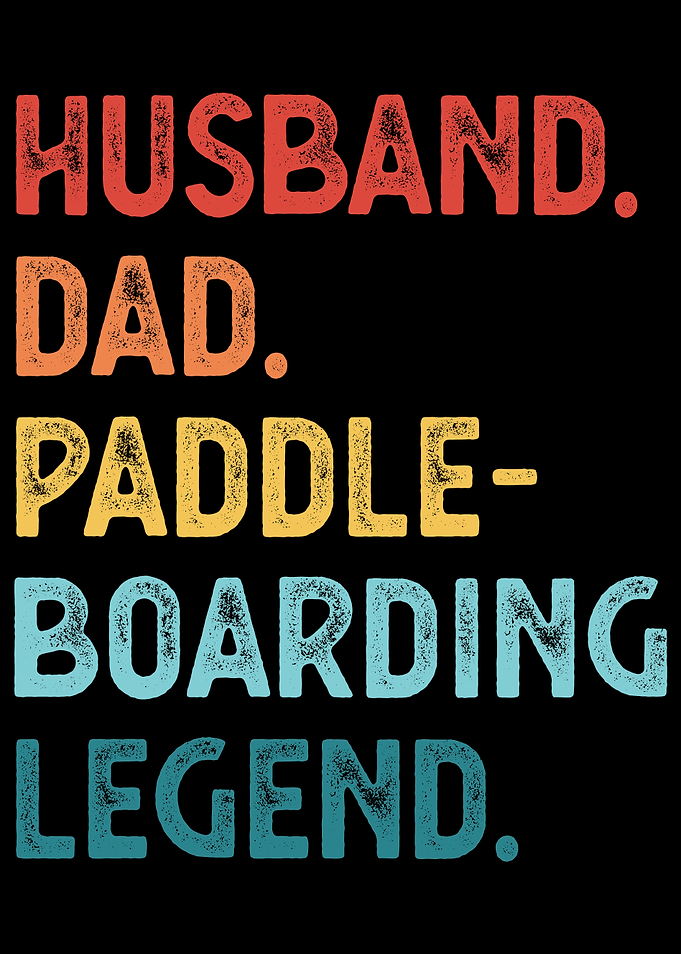 Husband Dad Paddleboarding