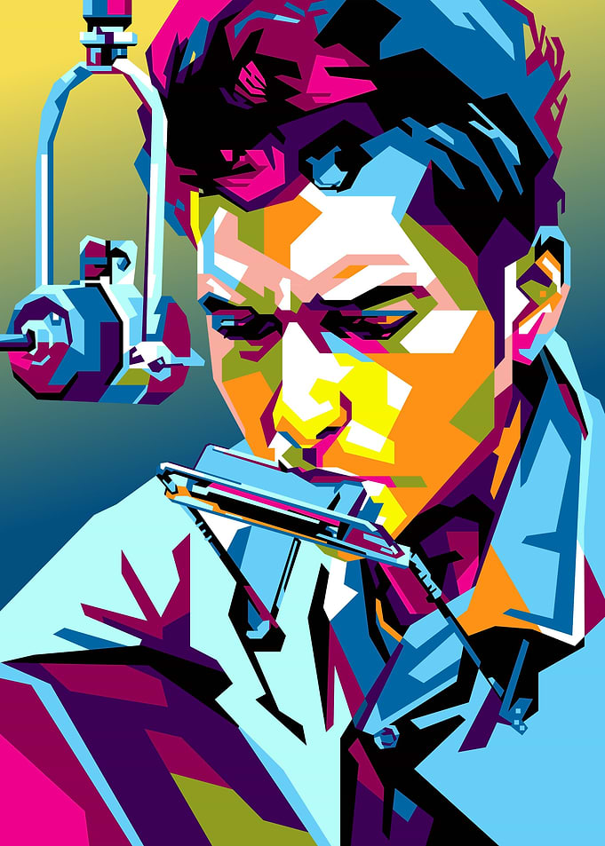 Harmonica Bob Dylan