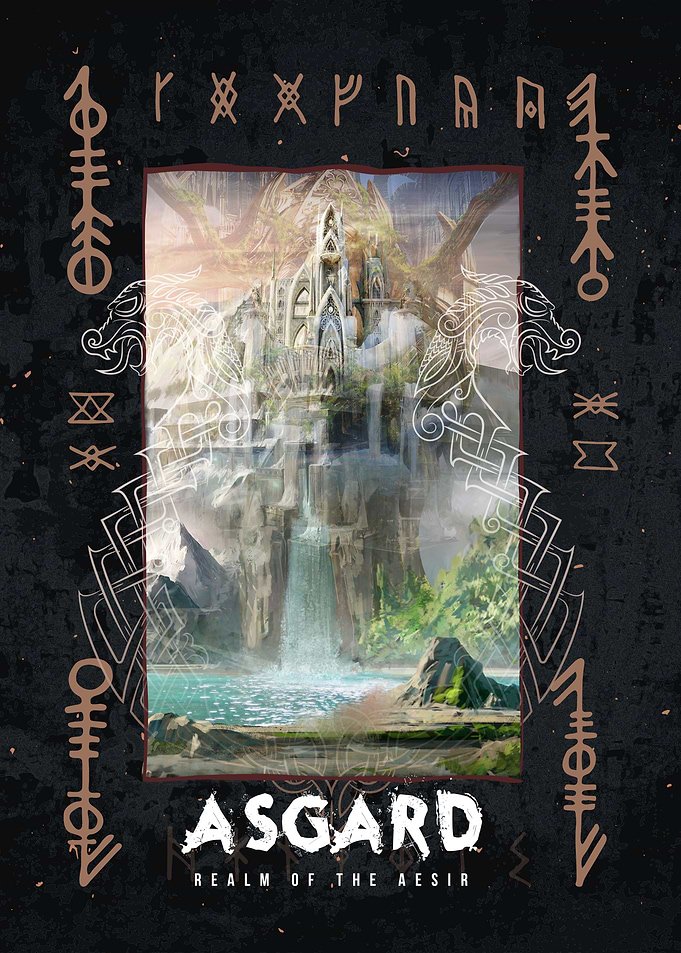 Asgard realm of the Aesir