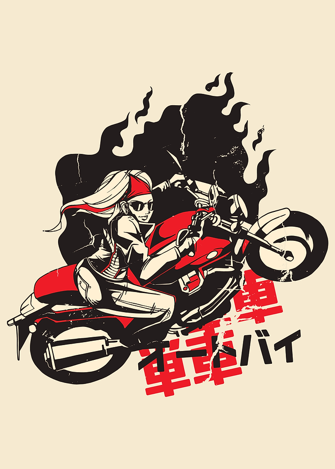 MOTORCYCLE GIRL