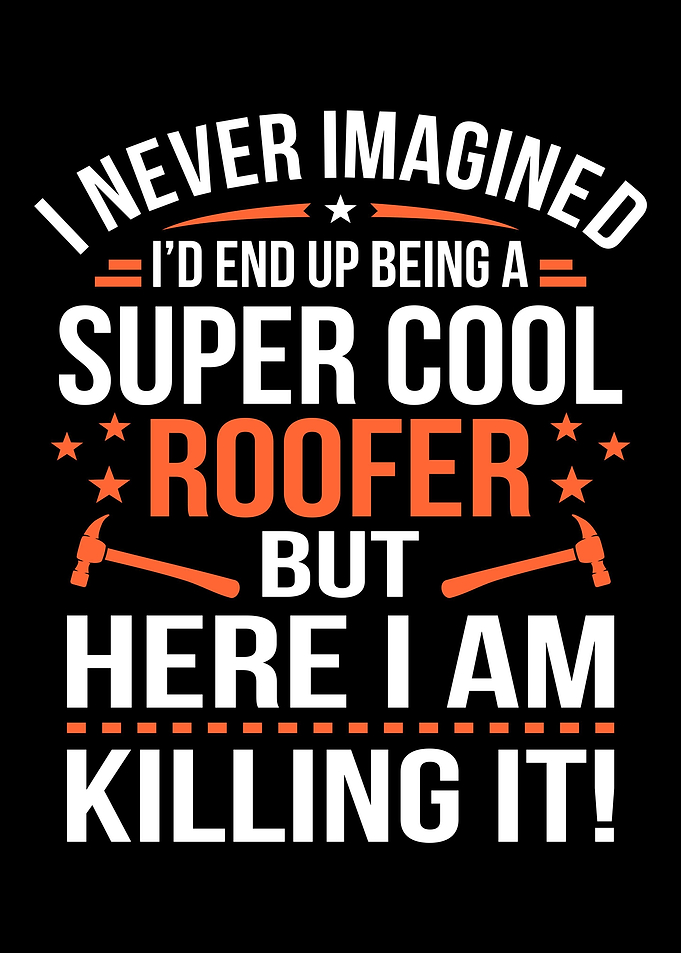 Roofer Motif Gift Idea