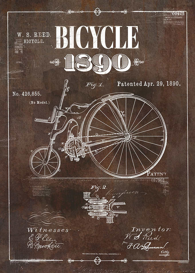Patente bicicleta 1890