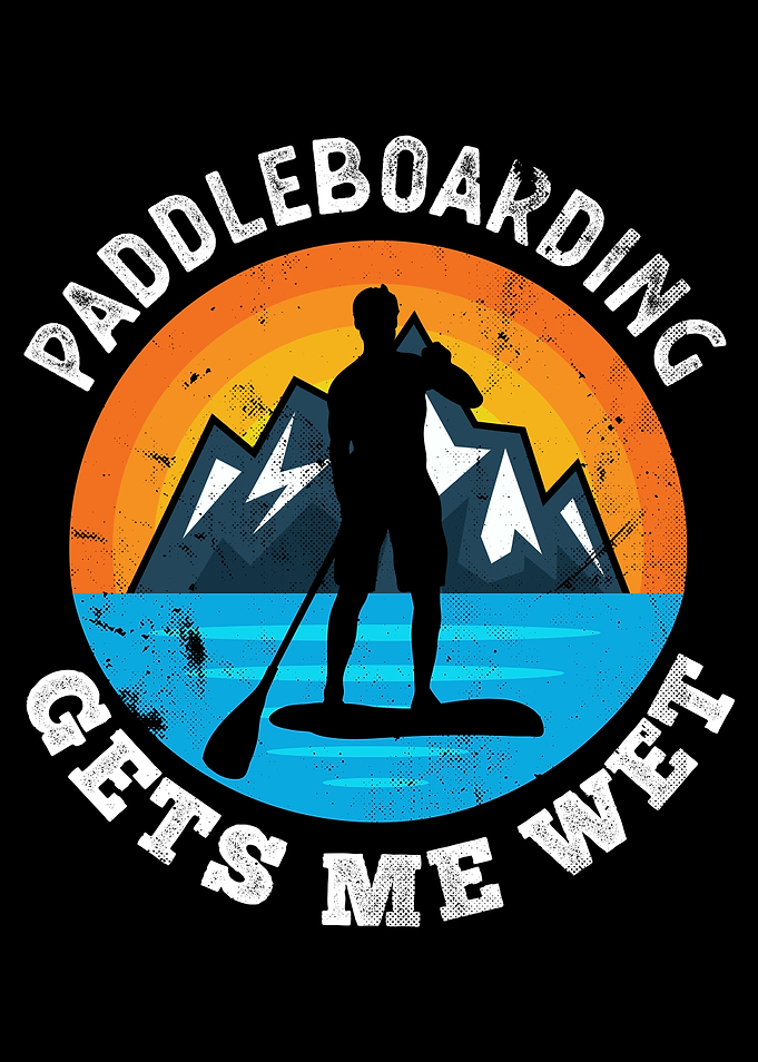 Paddleboarding gets me Wet