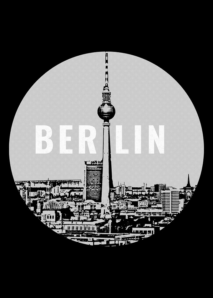 Berlin City Skyline German
