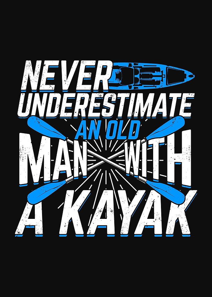 Old Man Kayaking Design