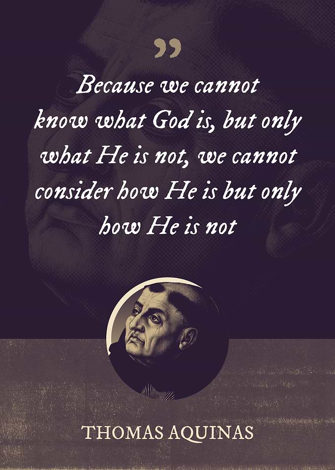 Because we cannot know
