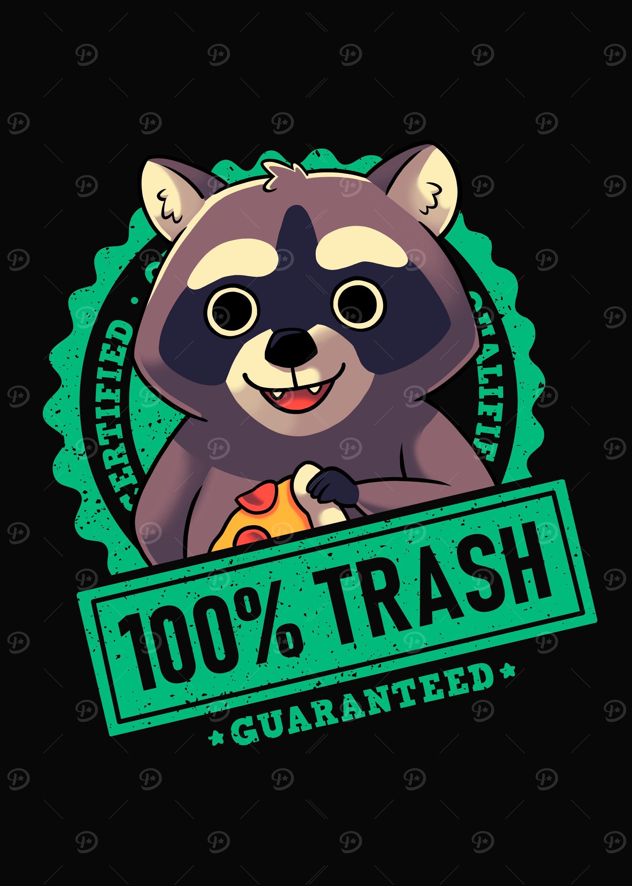 Trash Panda Raccoon Seal