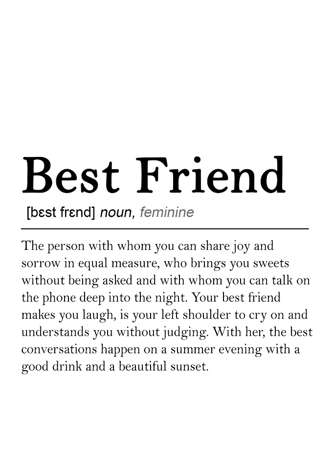 Best Friend feminine