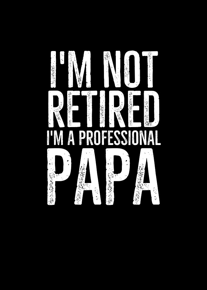 Im Not Retired Im A