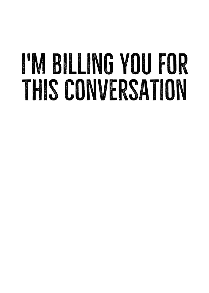 Im Billing You For This