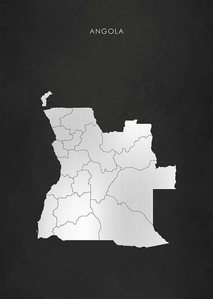 Silver Angola Map