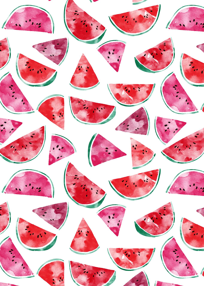 Watercolor Watermelon
