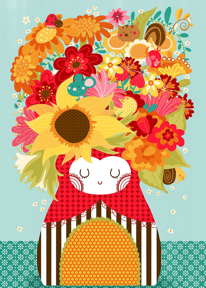 blooming girl