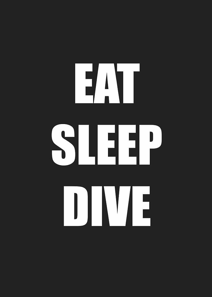 eat sleep dive