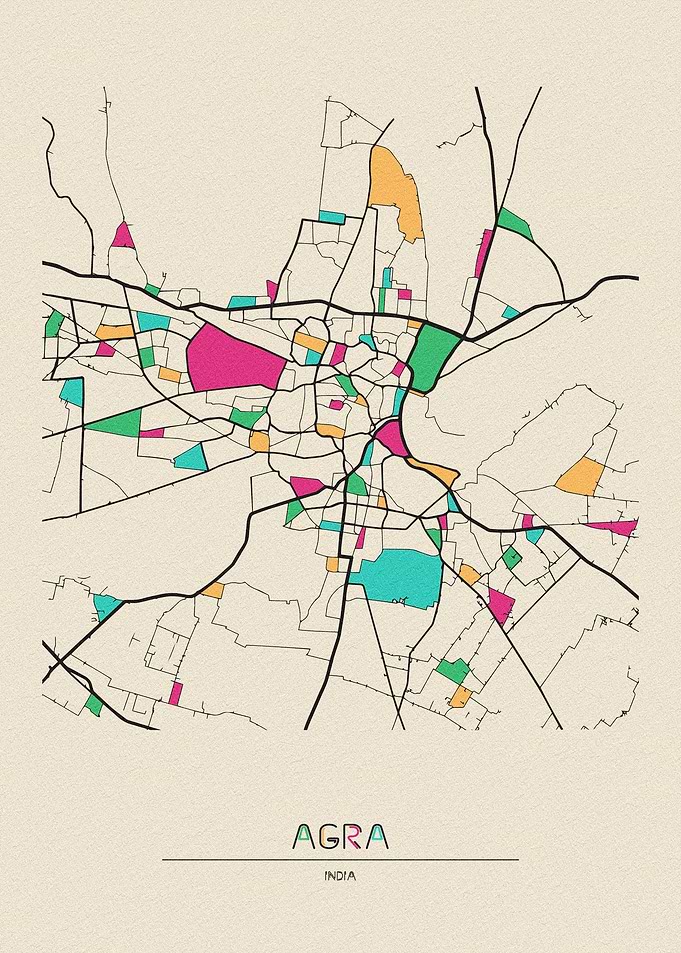 Agra Map