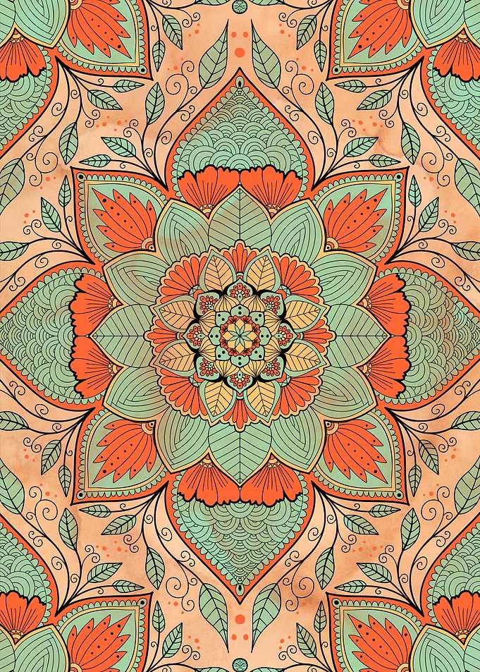 Vintage Indian Mandala