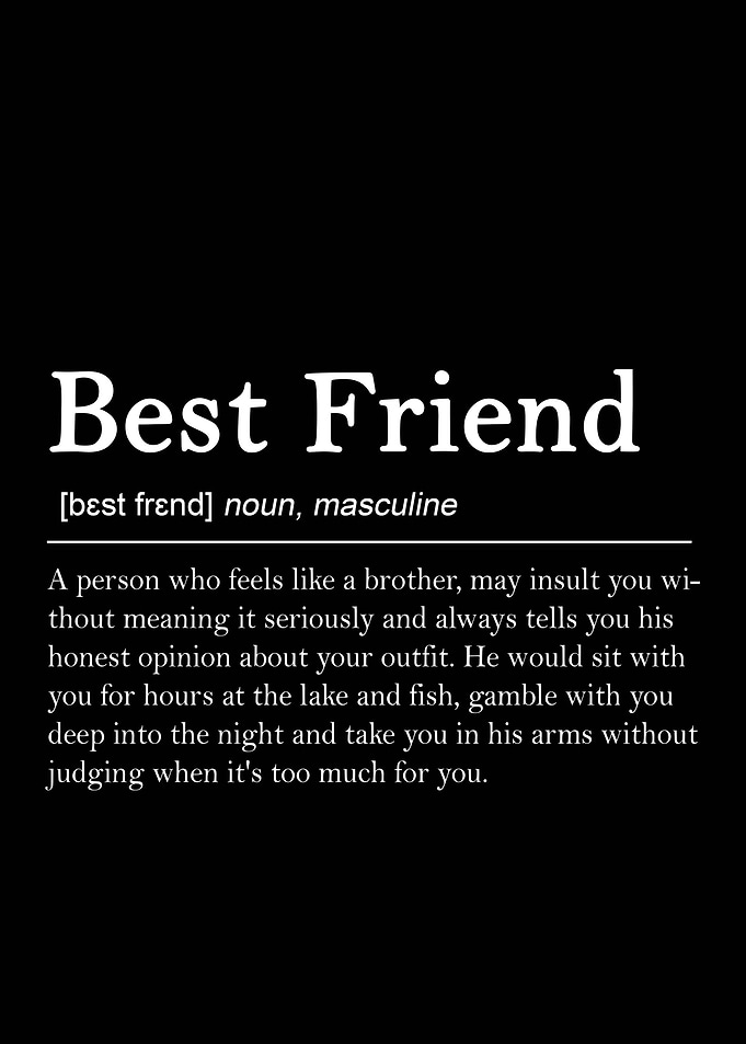 Best Friend masculine