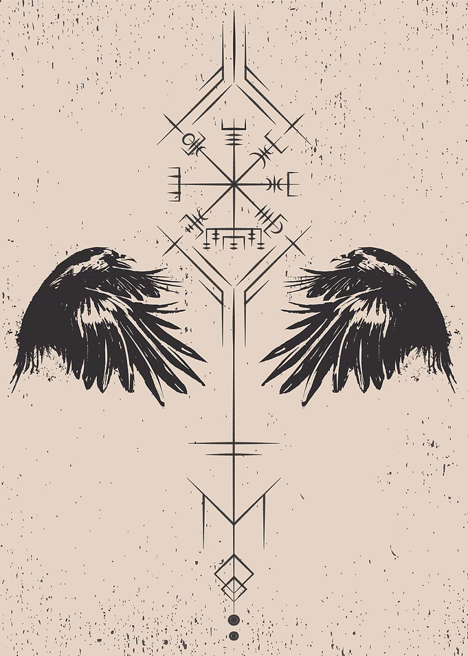 Odin Raven Vegvisir