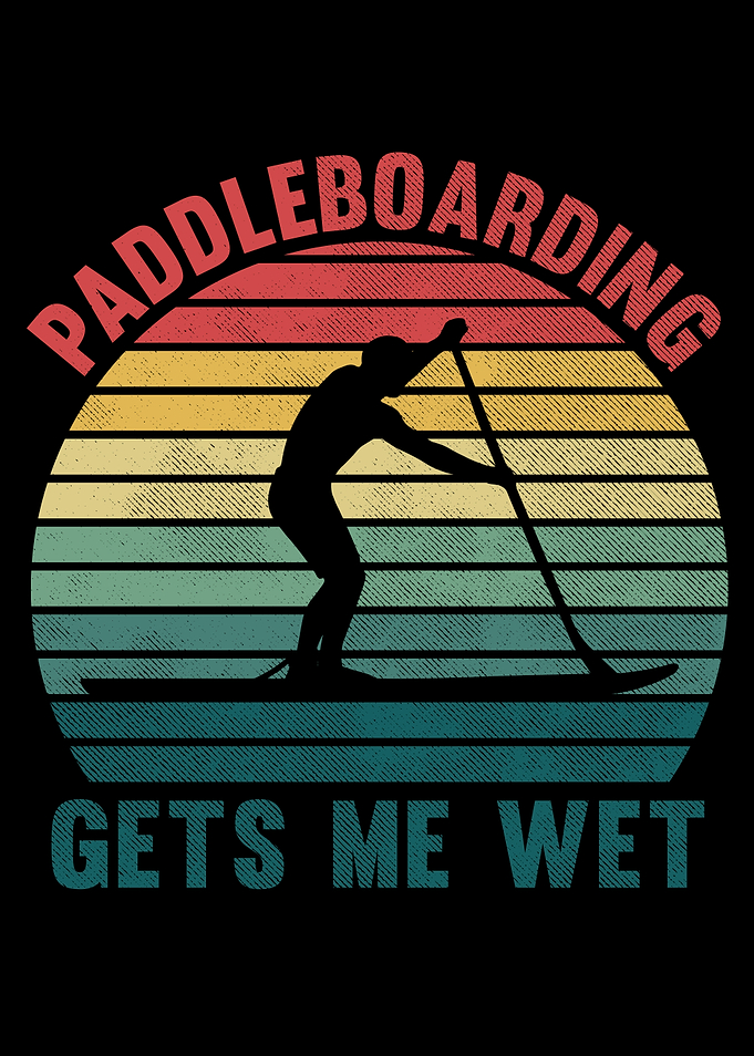 Paddleboarding Gets me wet