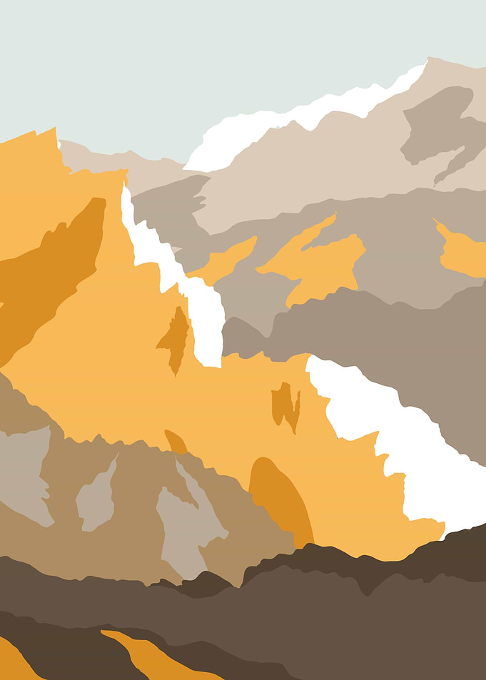 Yellow Mountain Art Work