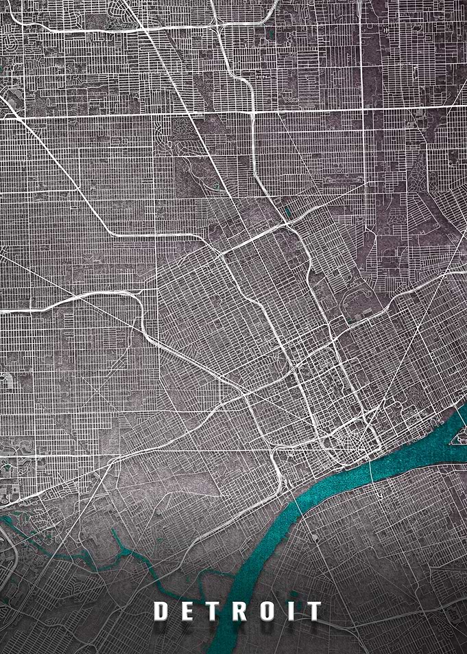 Dteroit Map