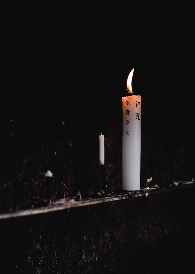 White candle