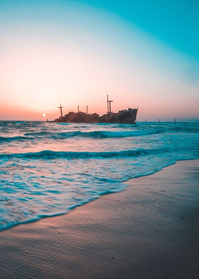 Ship Wreck at Sea Beach