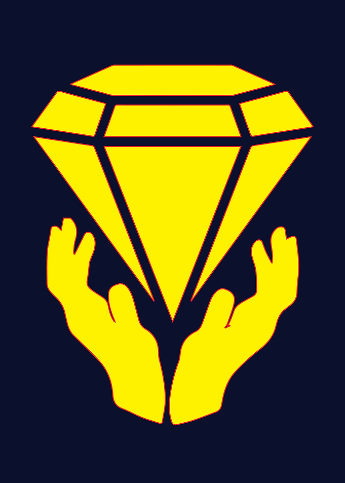 YELLOW DIAMOND HANDS