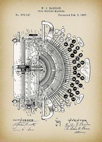 Type writing machine