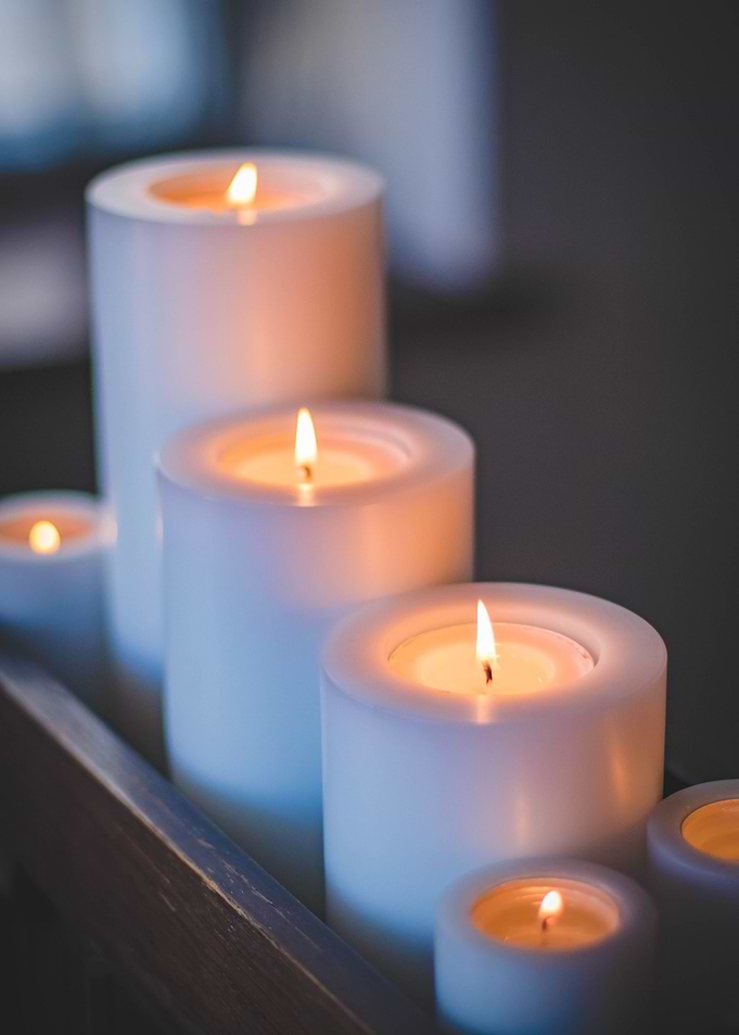 Calm candle light
