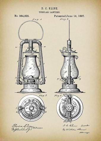 Tubular lantern patent