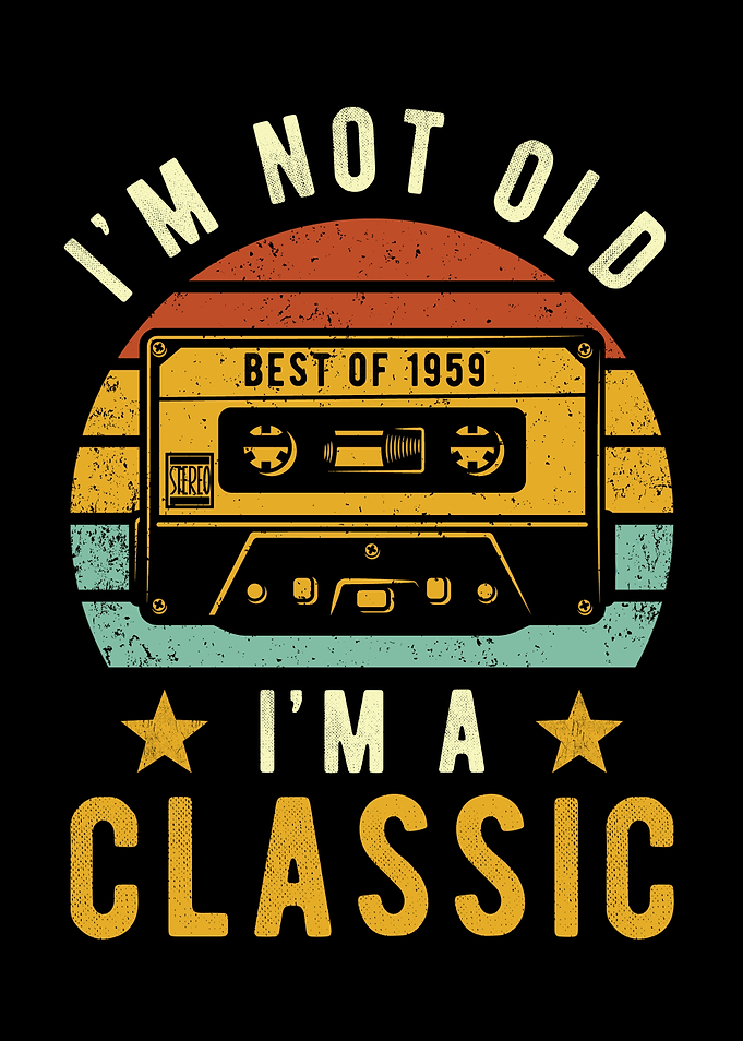 Birthday Retro Style Born