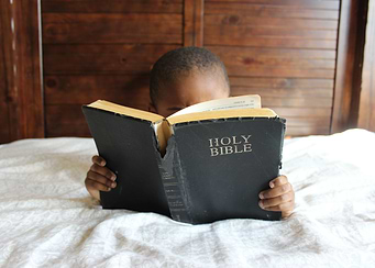 Bible reading child