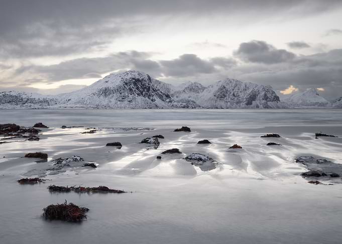 Winter beach