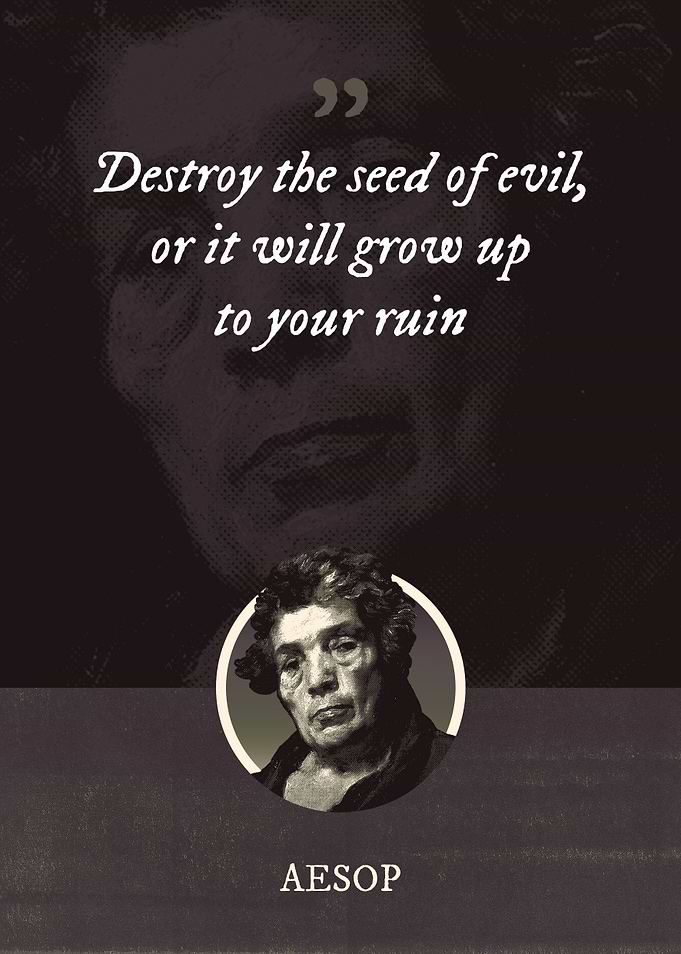 Destroy the seed of evil