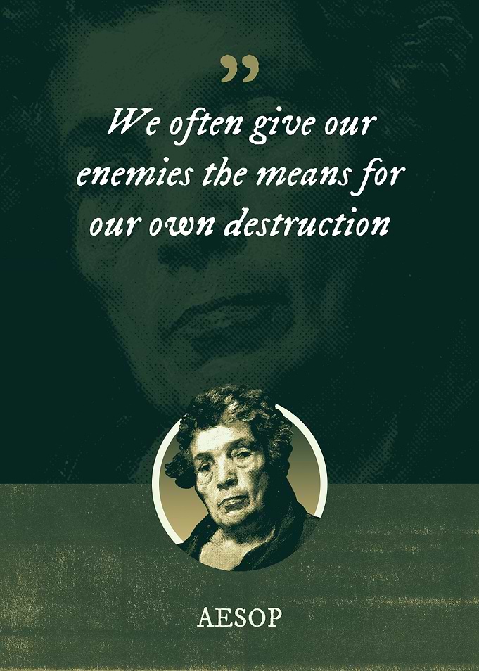 We often give our enemies