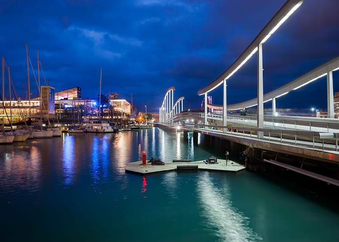 Port Vell in Barcelona