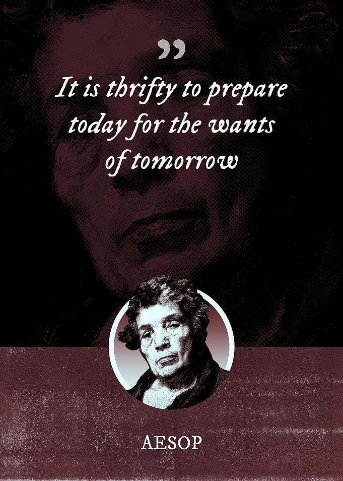 It is thrifty to prepare