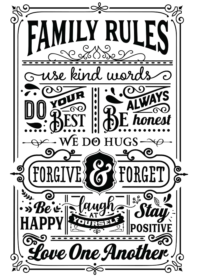 Family Rules No Two