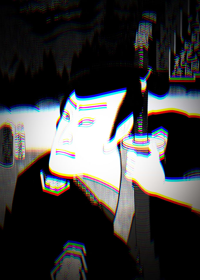 Toyohara Kunichika Glitch