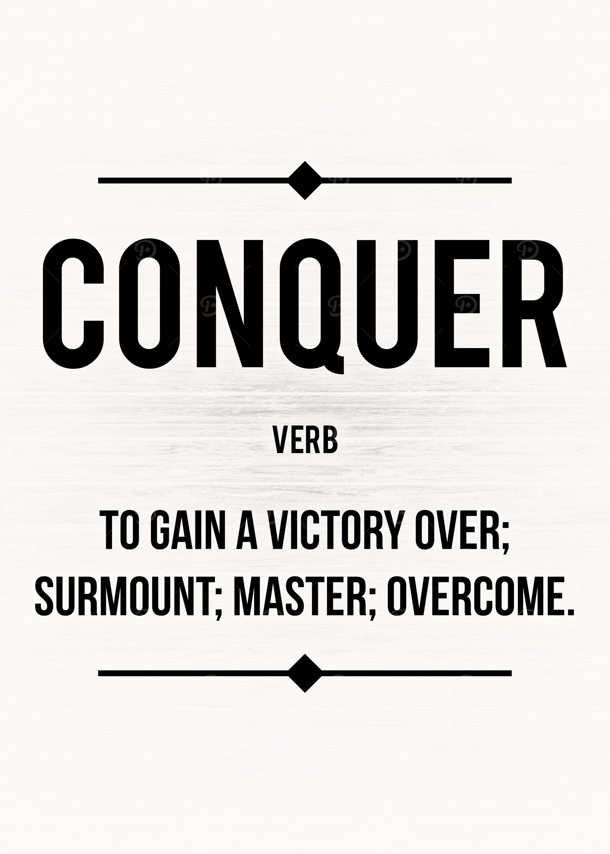 Conquer
