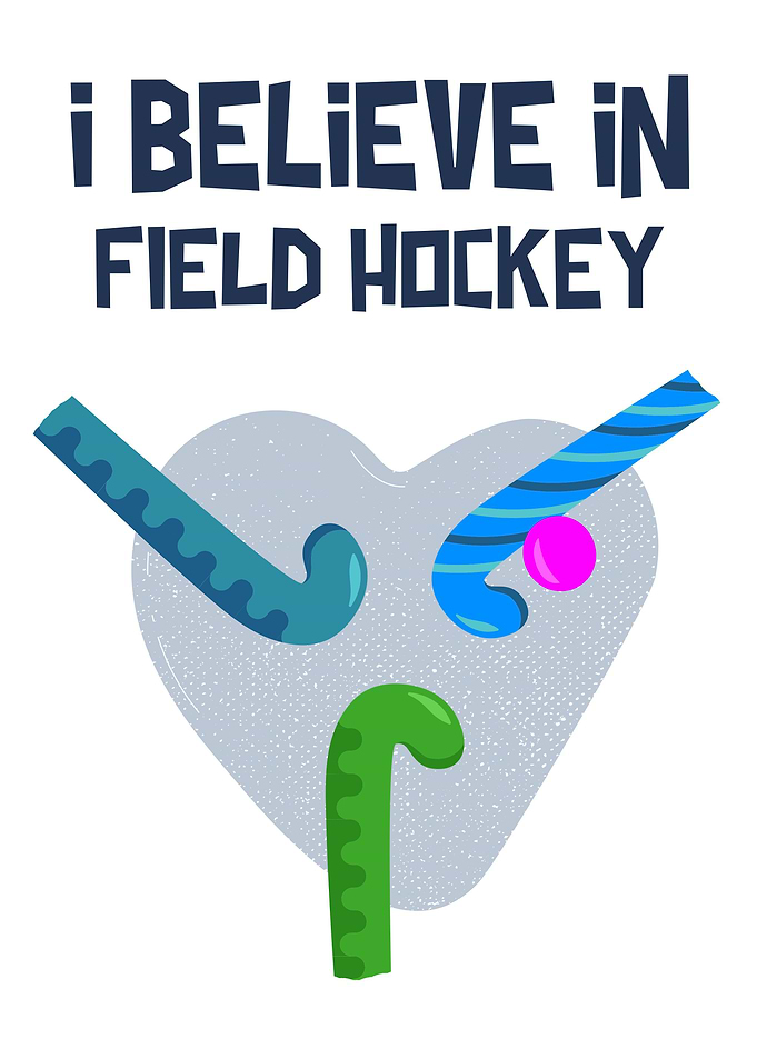 Field Hockey cool Wall Art