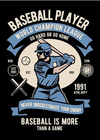 Baseball Player Vintage