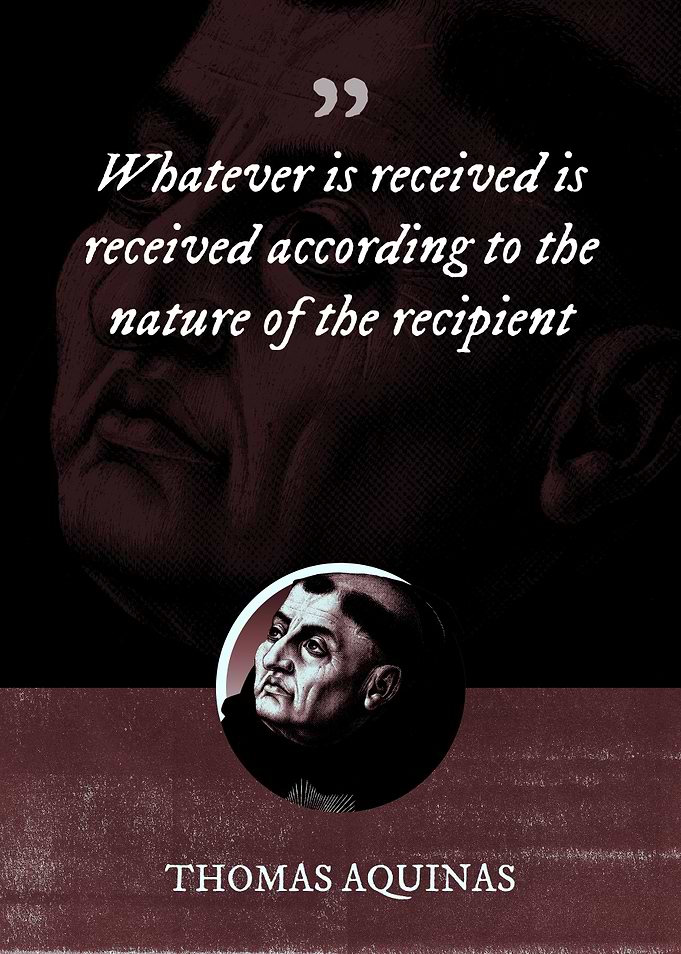 Whatever is received is