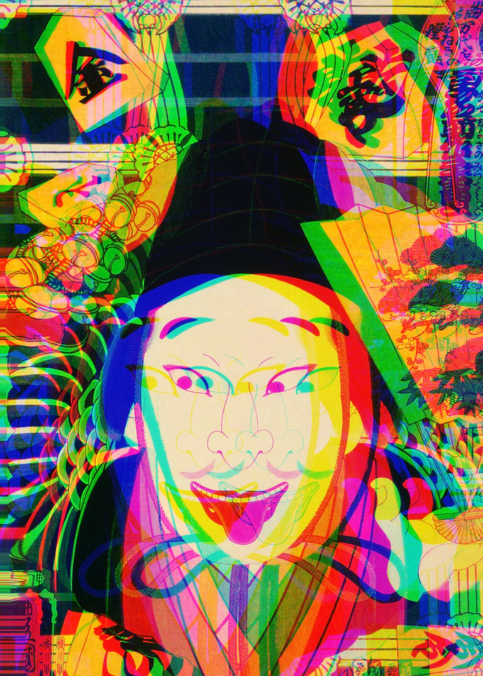 Toyohara Kunichika Glitch
